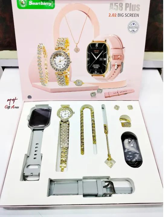 Smart Watch and Jewellery Combo